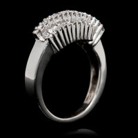 14K White Gold Estate Diamond Ring