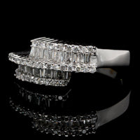 14K White Gold Estate Diamond Ring