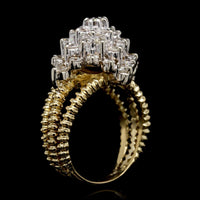 14K Two-tone Estate Diamond Ring