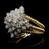 14K Two-tone Estate Diamond Ring