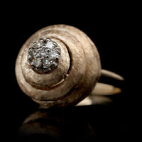 14K Yellow Gold Estate Diamond Ring