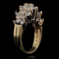 14K Yellow Gold Estate Diamond Ring