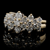 14K Yellow Gold Estate Diamond Ring