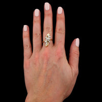 14K Yellow Gold Estate Diamond Ring