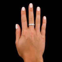Tiffany & Co. 18K White Gold Estate Atlas Ring