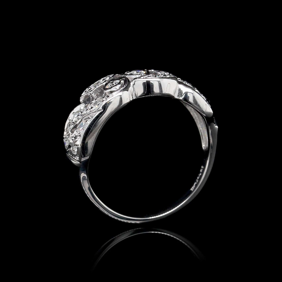 Platinum Estate Diamond Ring