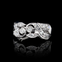 Platinum Estate Diamond Ring