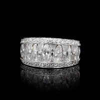 J.B. Star Platinum Estate Diamond Ring