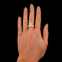 14K Yellow Gold Estate Claddagh Ring