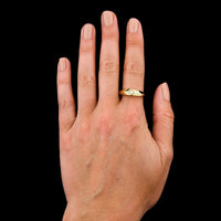 14K Yellow Gold Estate Diamond Ring