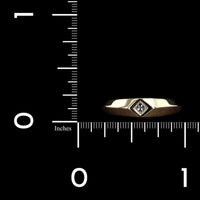 14K Yellow Gold Estate Diamond Ring