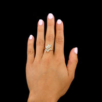 14K Yellow Gold Estate Diamond Ring