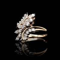 14K Yellow Gold Estate Diamond Ring