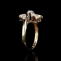 14K Yellow Gold Estate Diamond Ring