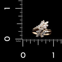 14K Yellow Gold Estate Diamond Ring