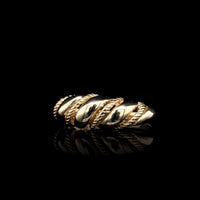 14K Yellow Gold Estate Dome Ring