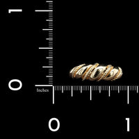 14K Yellow Gold Estate Dome Ring