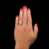 14K Yellow Gold Estate Diamond Ring
