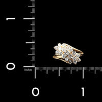14K Yellow Gold Estate Diamond Ring