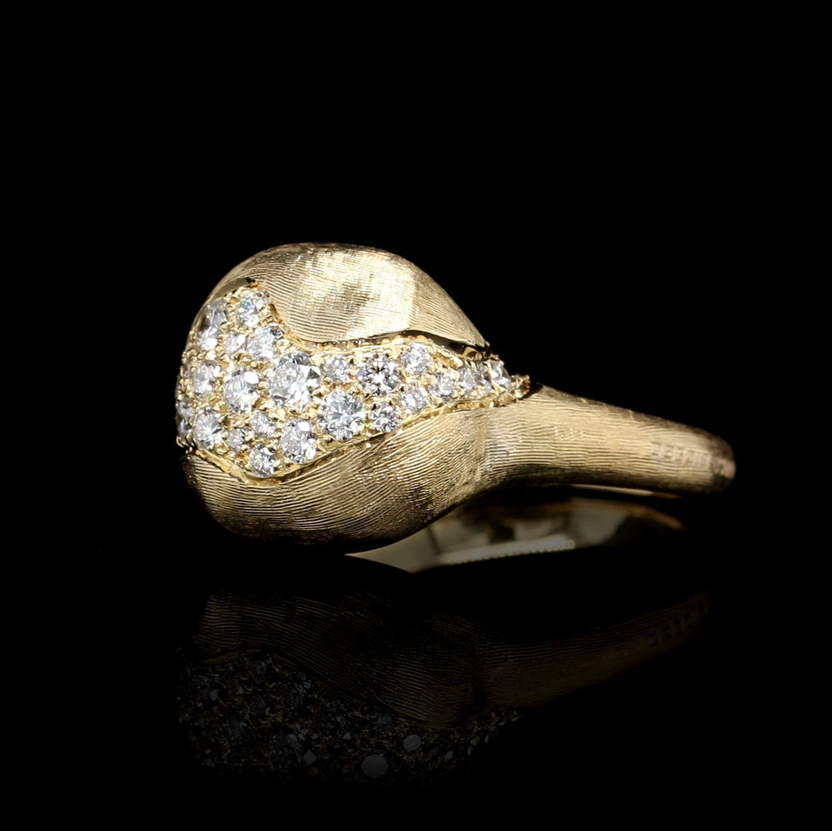 Marco Bicego 18K Yellow Gold Estate and Diamond Africa Ring