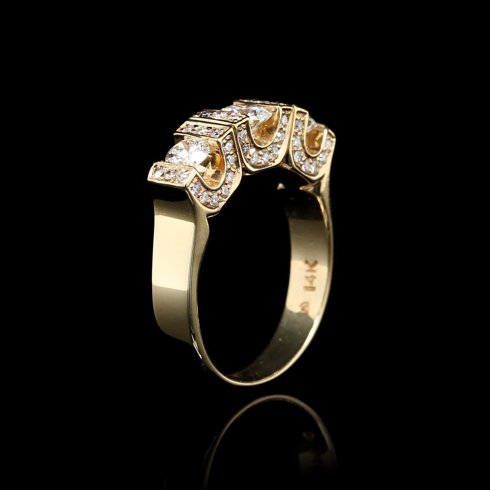 14K Yellow Gold Estate Diamond Ring, Yellow gold, Long's Jewelers