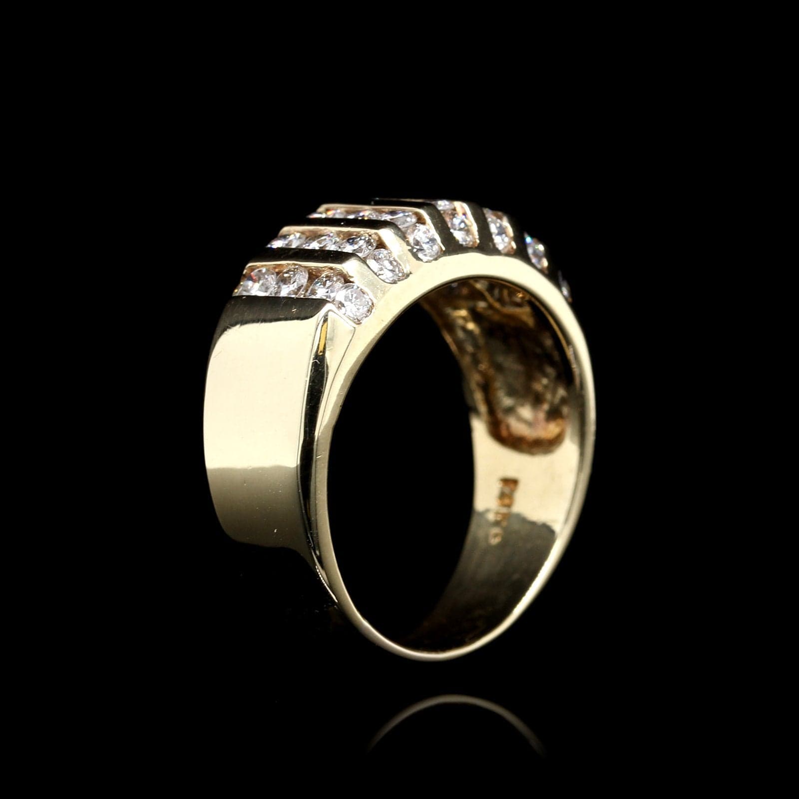 14K Yellow Gold Estate Diamond Ring