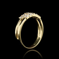 Hammerman Brothers 18K Yellow Gold Estate Diamond Ring