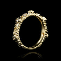 18K Yellow Gold Estate Diamond Ring