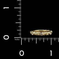 18K Yellow Gold Estate Diamond Ring