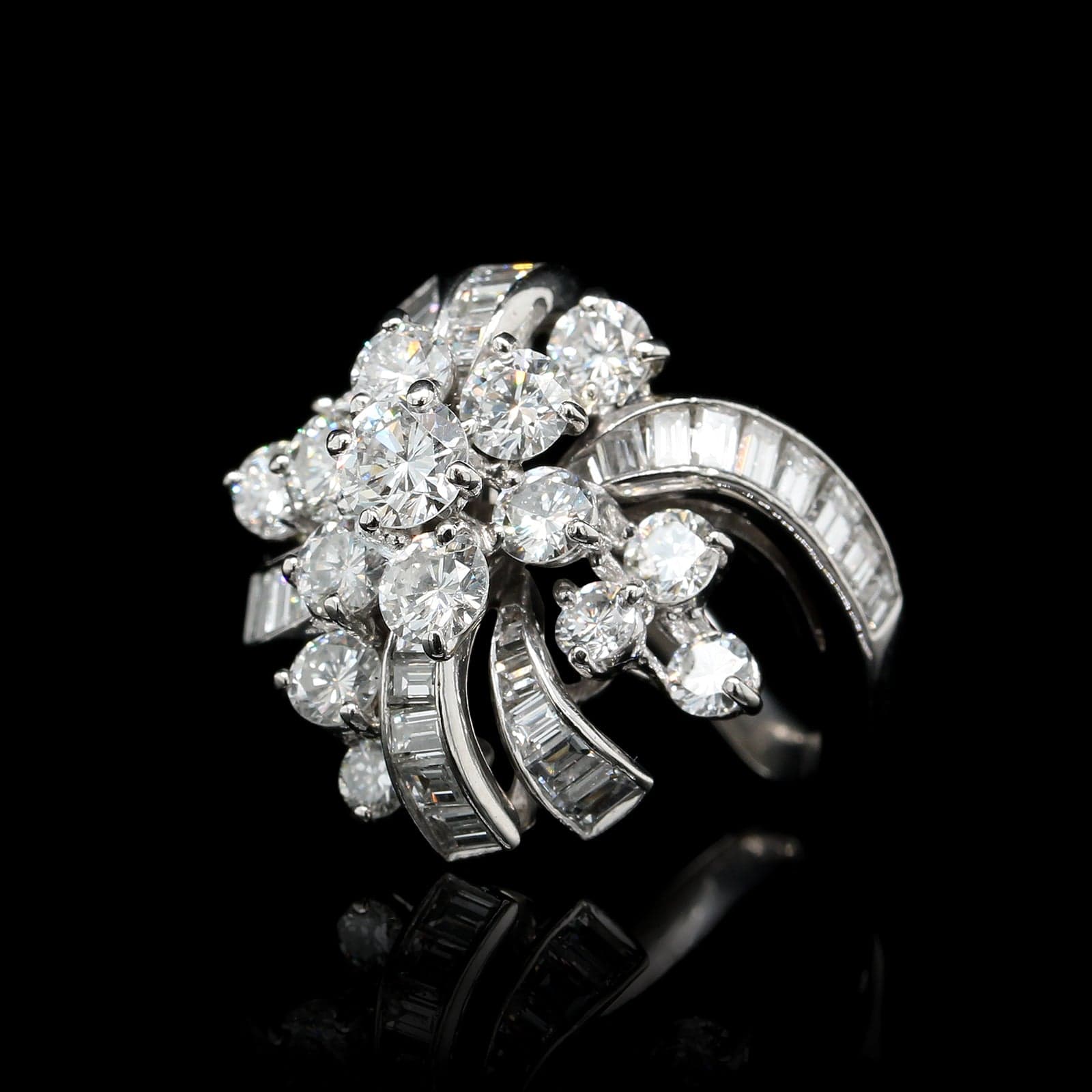 Platinum Estate Diamond Ring
