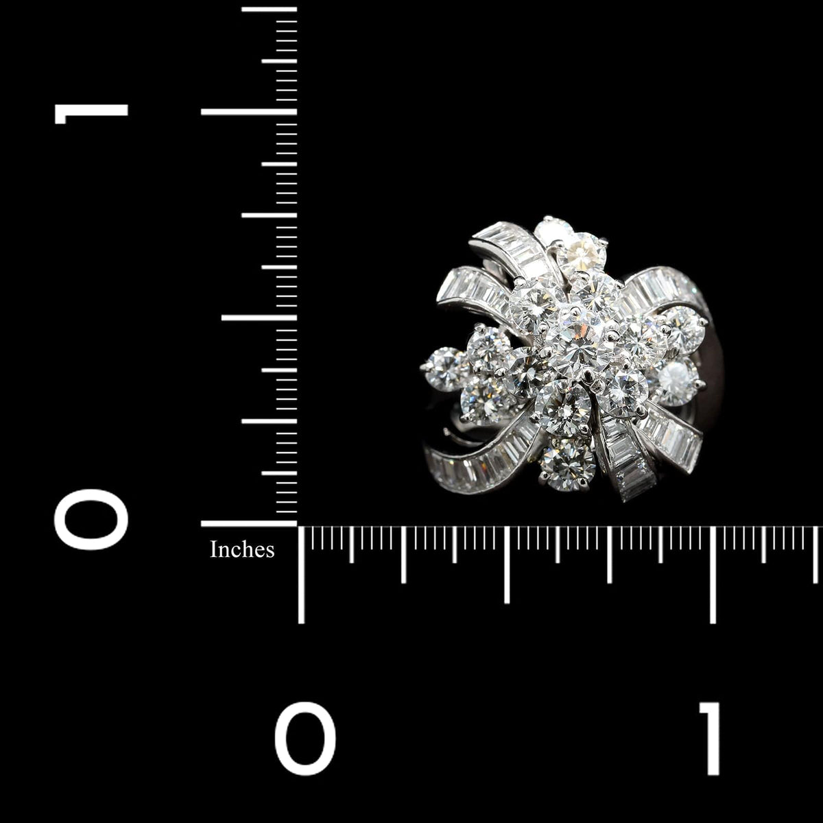 Platinum Estate Diamond Ring