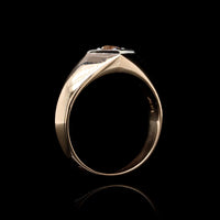 14K Two-tone Gold Estate Diamond Ring