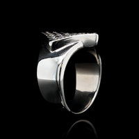 18K White Gold Estate Diamond Ring