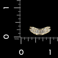 18K Yellow Gold Estate Diamond Ring