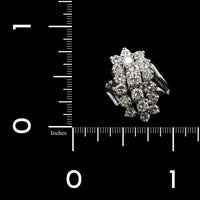 14K White Gold Estate Diamond Ring
