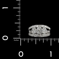 14K White Gold Estate Diamond Ring