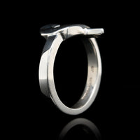 Tiffany & Co. Sterling Silver Estate Paloma Picasso Loving Heart Ring