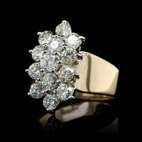 14K Two-tone Gold Estate Diamond Ring