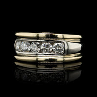 14K Two-tone Gold Estate Diamond Ring