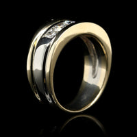 14K Two-tone Gold Estate Diamond Ring