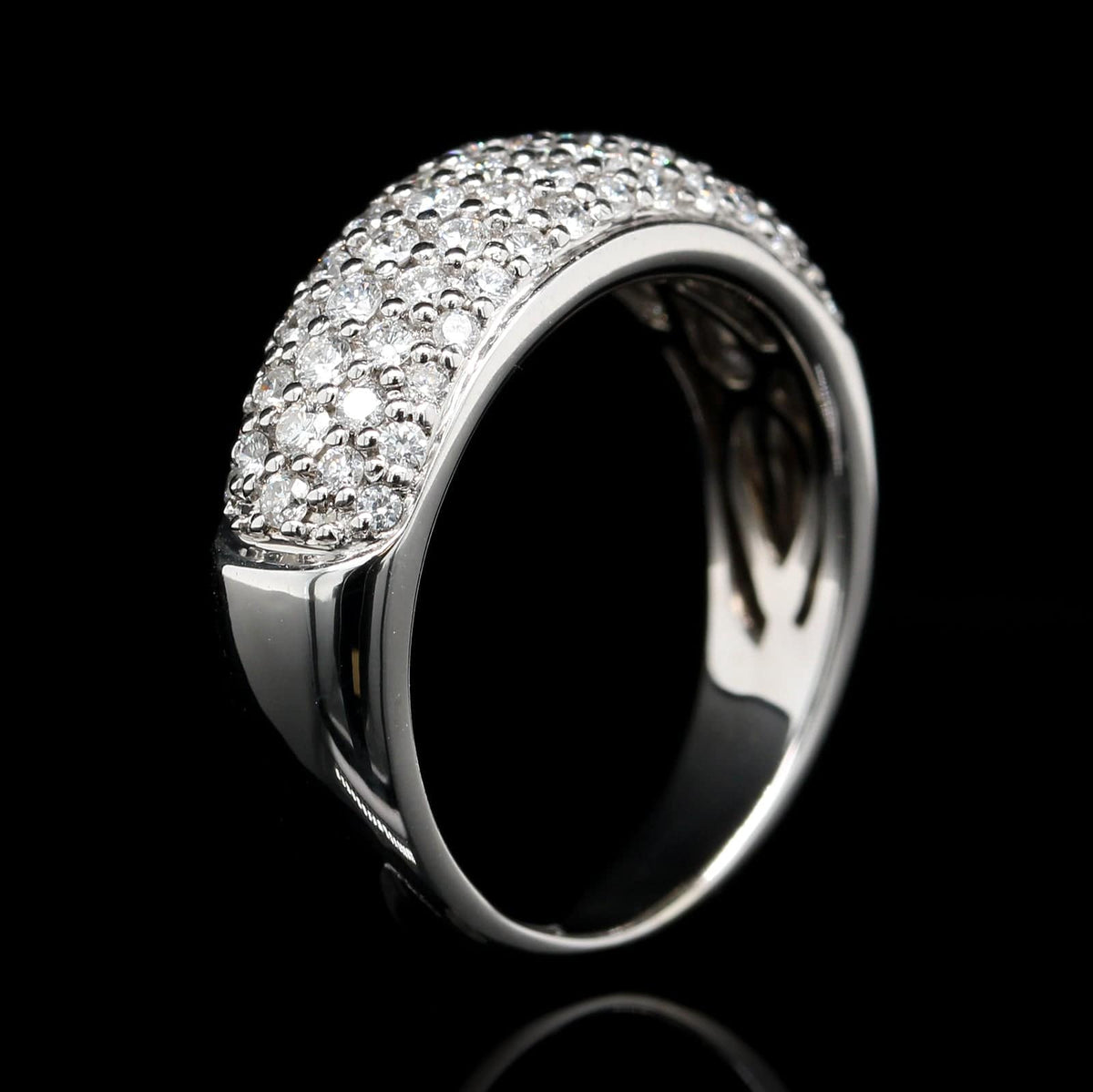 14K White Gold Estate Diamond Ring