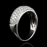 14K White Gold Estate Diamond Ring