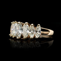 14K Yellow Gold Estate Diamond Ring