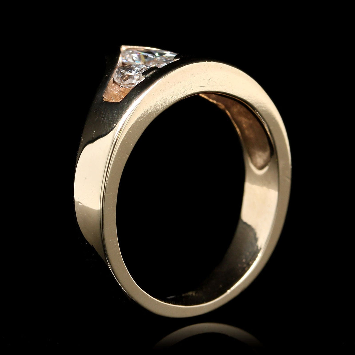 14K Yellow Gold Estate Diamond Ring