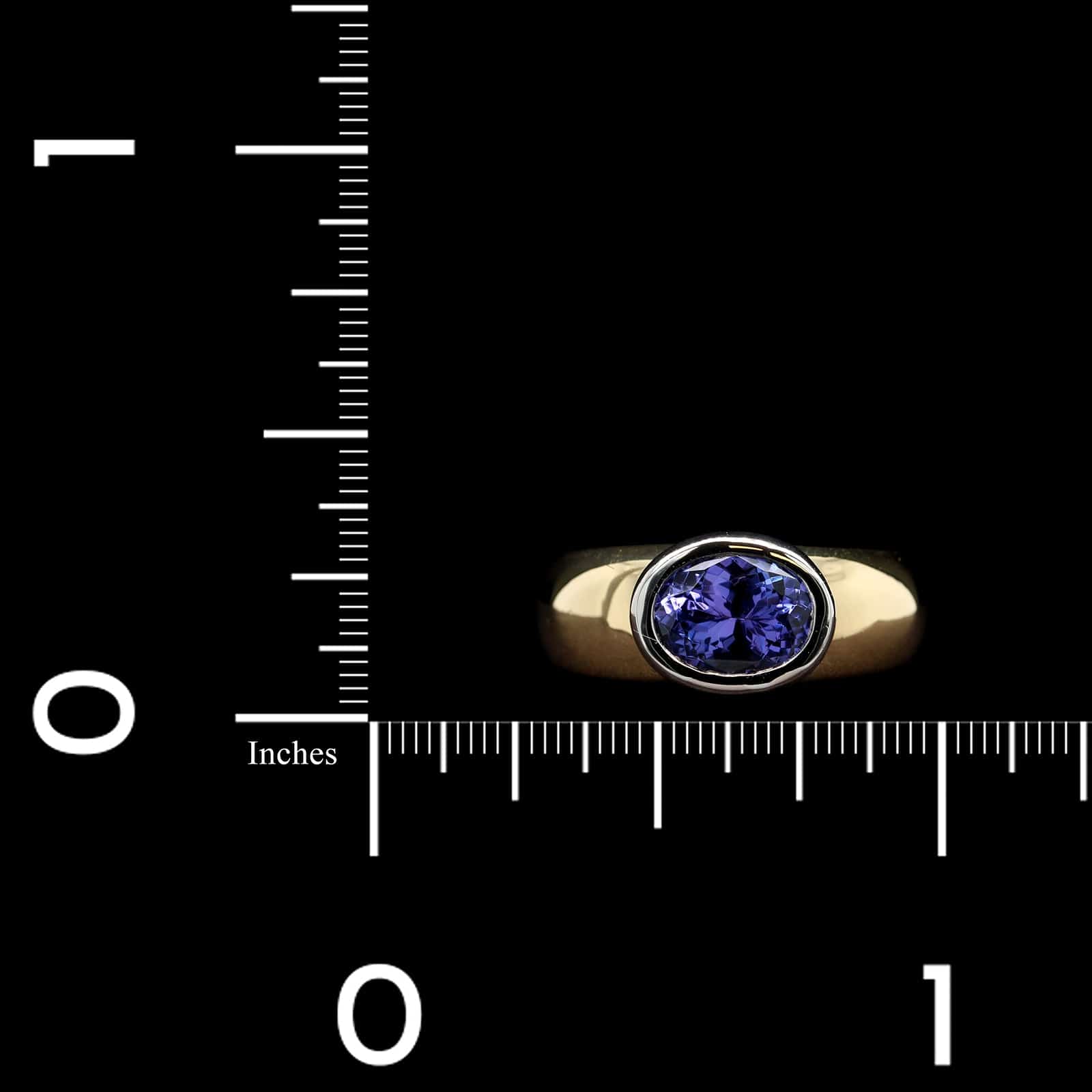H. Stern 18K Two-tone Gold Estate Tanzanite Ring