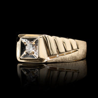 14K Yellow Gold Estate Diamond Ring