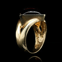 14K Yellow Gold Estate Smoky Quartz Ring