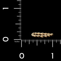 14K Yellow Gold Estate Twisted Rope Band