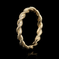 14K Yellow Gold Estate Twisted Rope Band