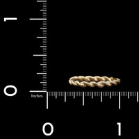 14K Yellow Gold Estate Twisted Rope Band
